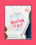 Jesus Paid It All