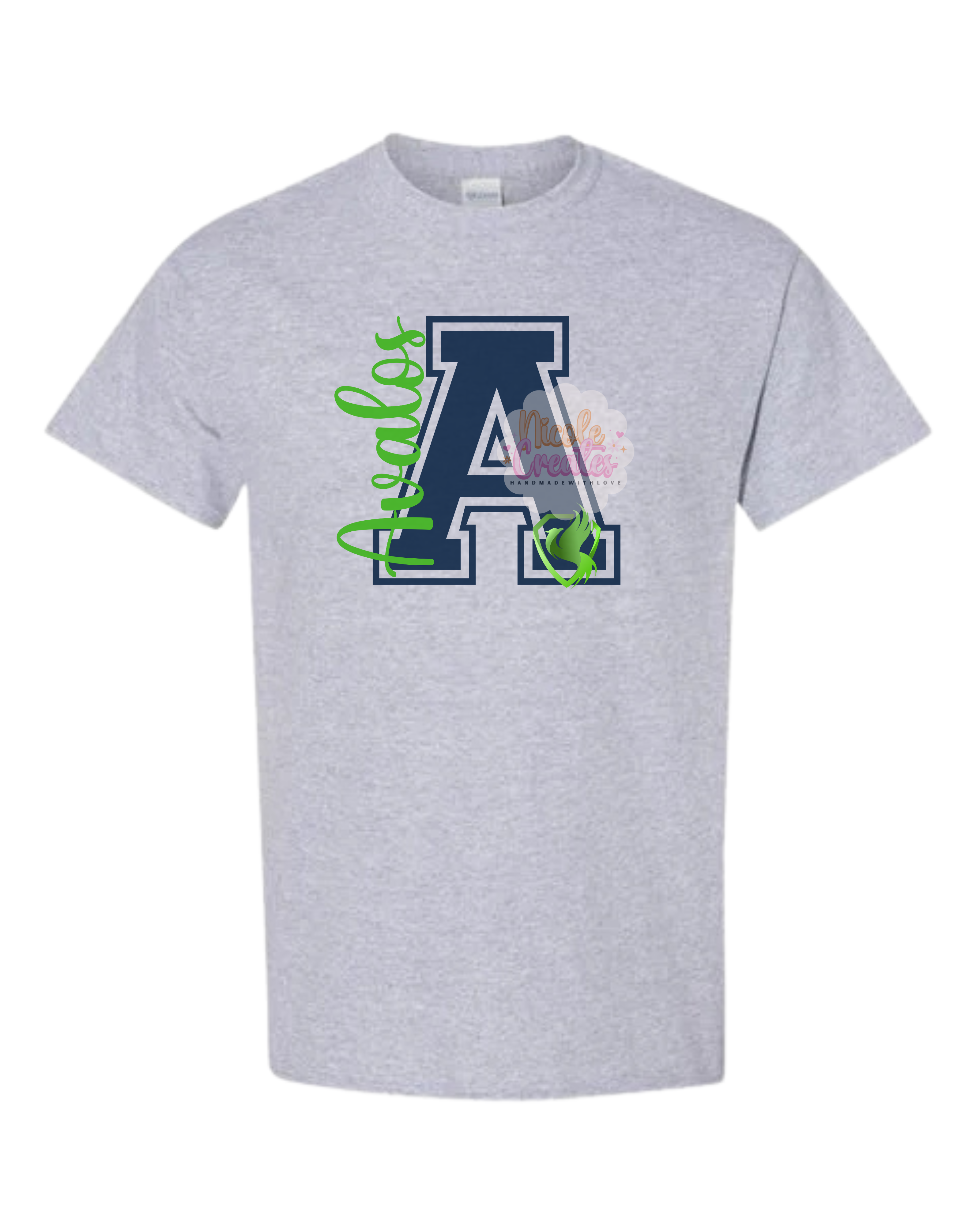 Avalos Block Letter Green