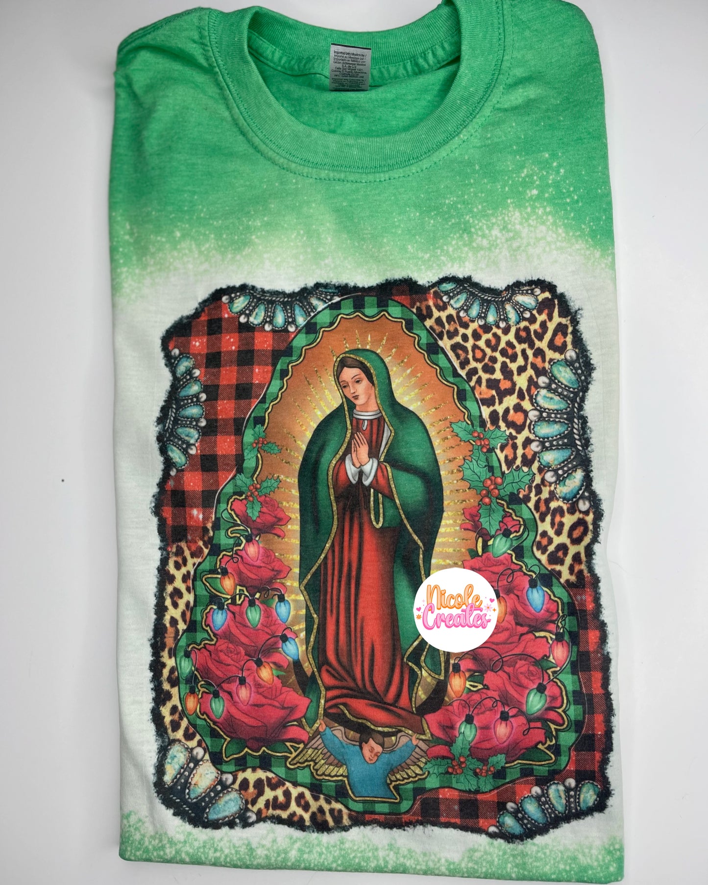 Virgencita Lights Acid Wash